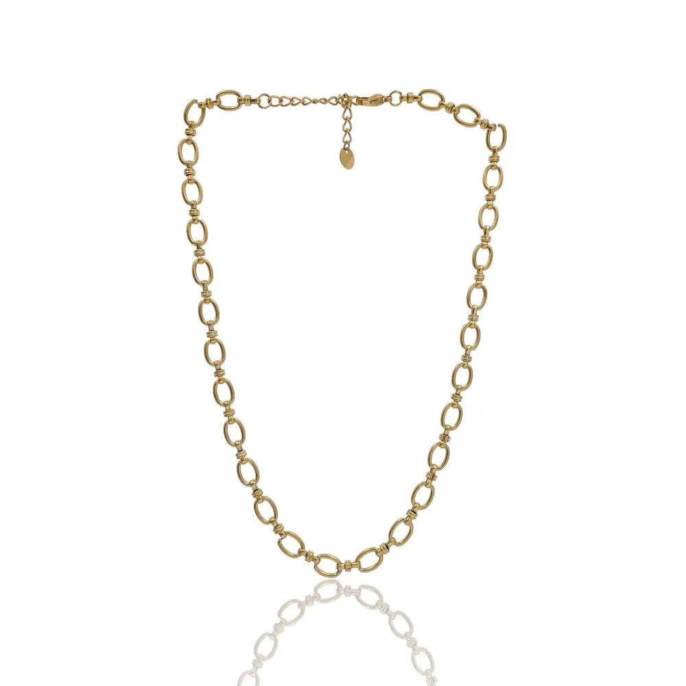 Catena-Collana Corta in Acciaio - CAC-103-AA3418N