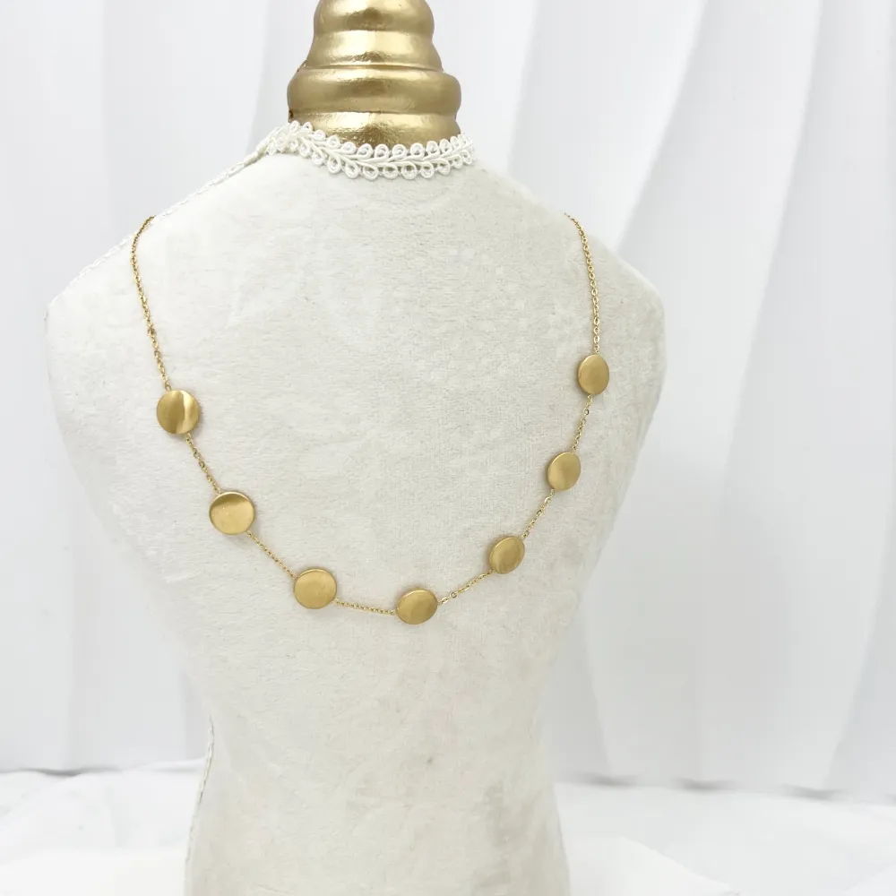 Tondo-Collana Corta in Acciaio - CAC-103-AA4289N