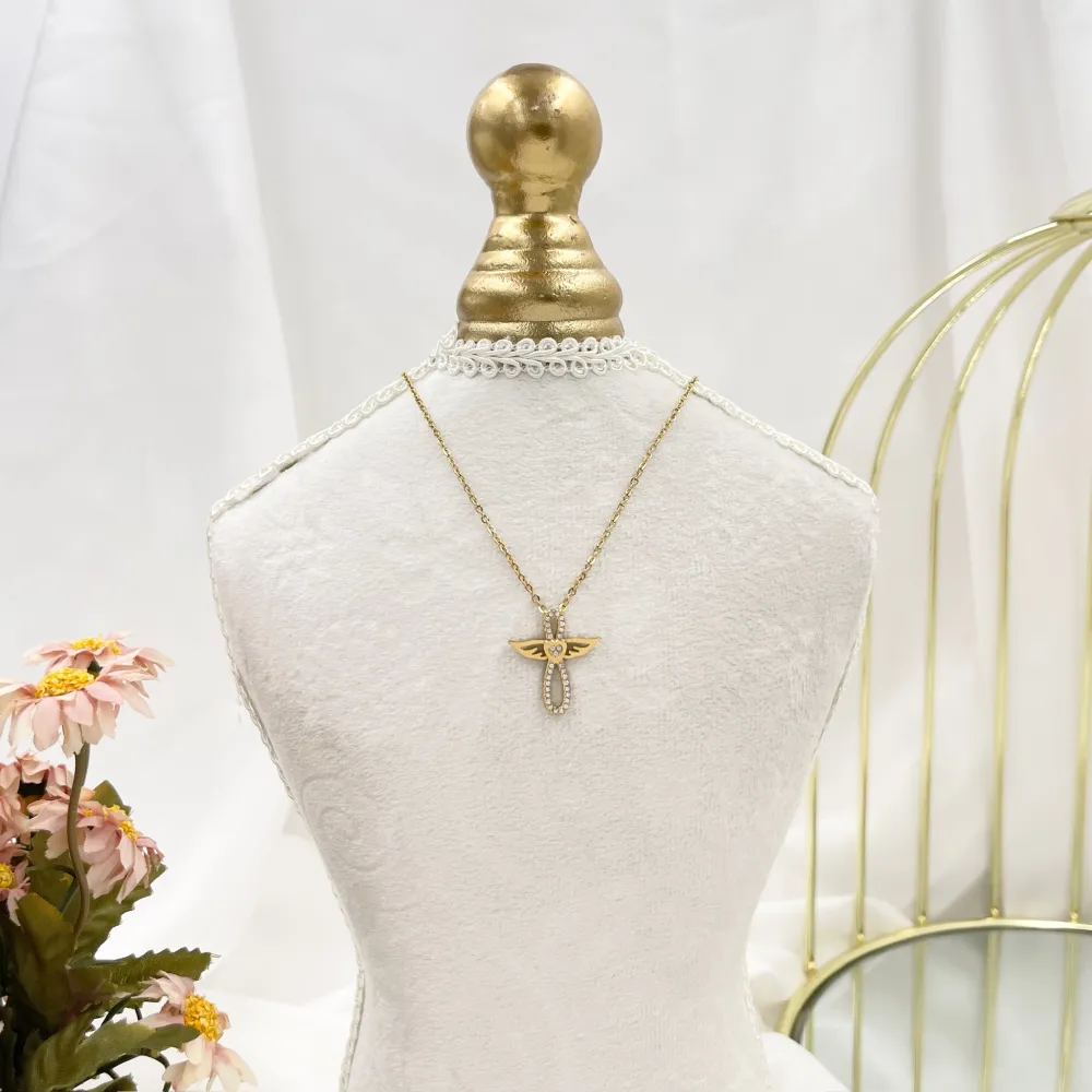 Angel Infinito -Collana Corta in Acciaio - CAC-103-AA4364N