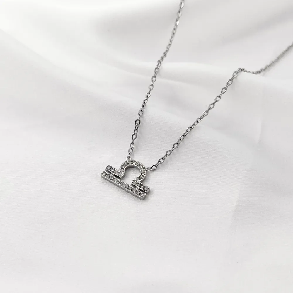 Segni Zodiacali -Collana Corta in Acciaio - CAC-103-AA52N Acciaio