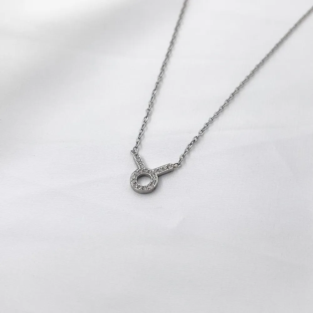 Segni Zodiacali -Collana Corta in Acciaio - CAC-103-AA52N Acciaio