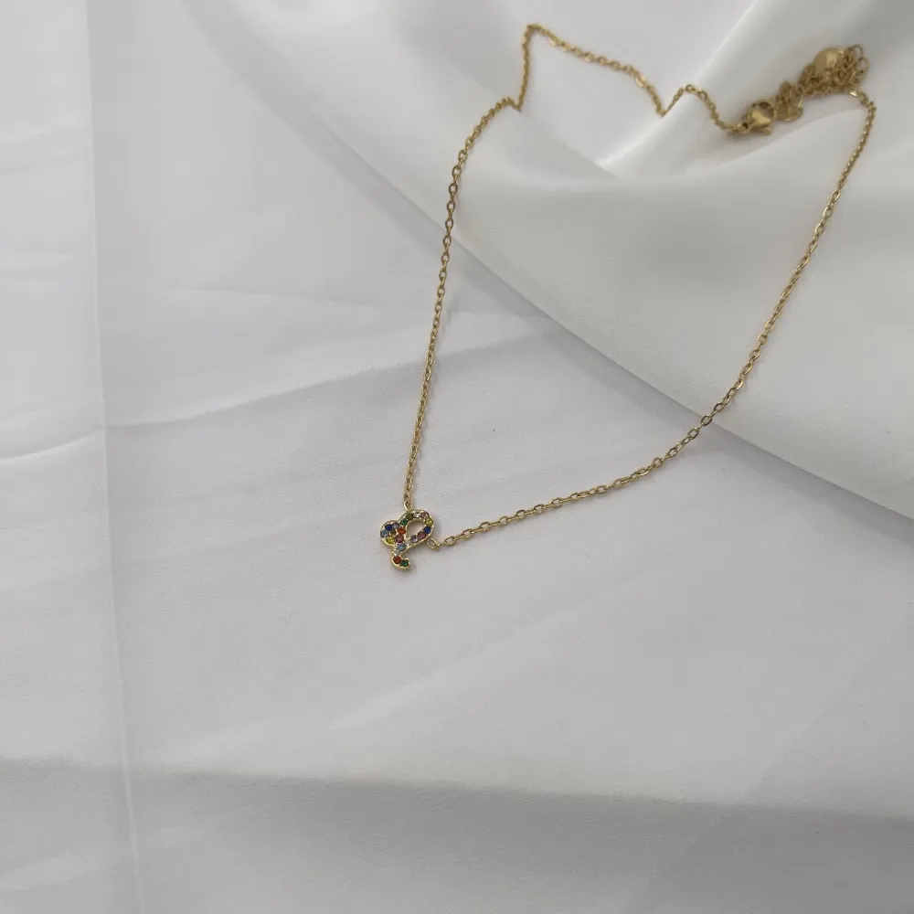 Segni Zodiacali -Collana Corta in Acciaio - CAC-103-AA52N ORO