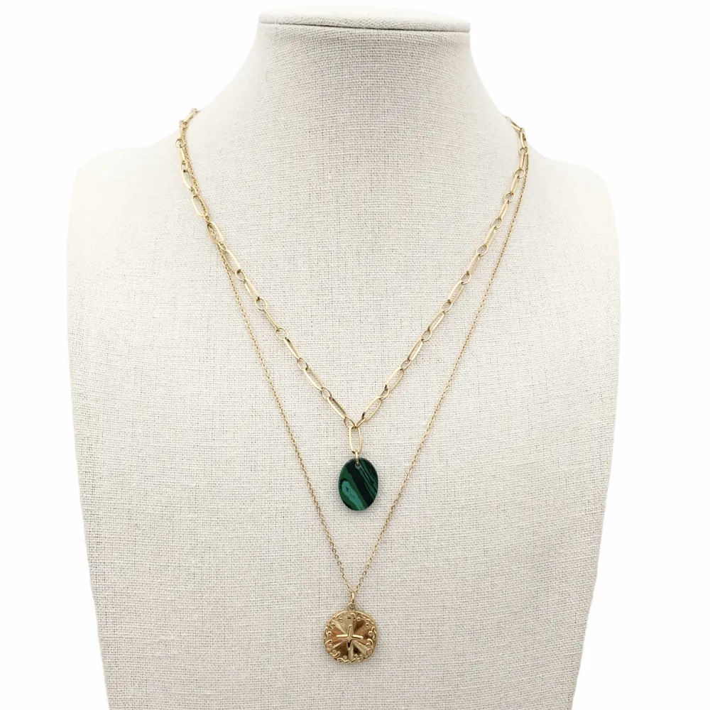 Multifilo collana acciaio - CAC-104-SD-94