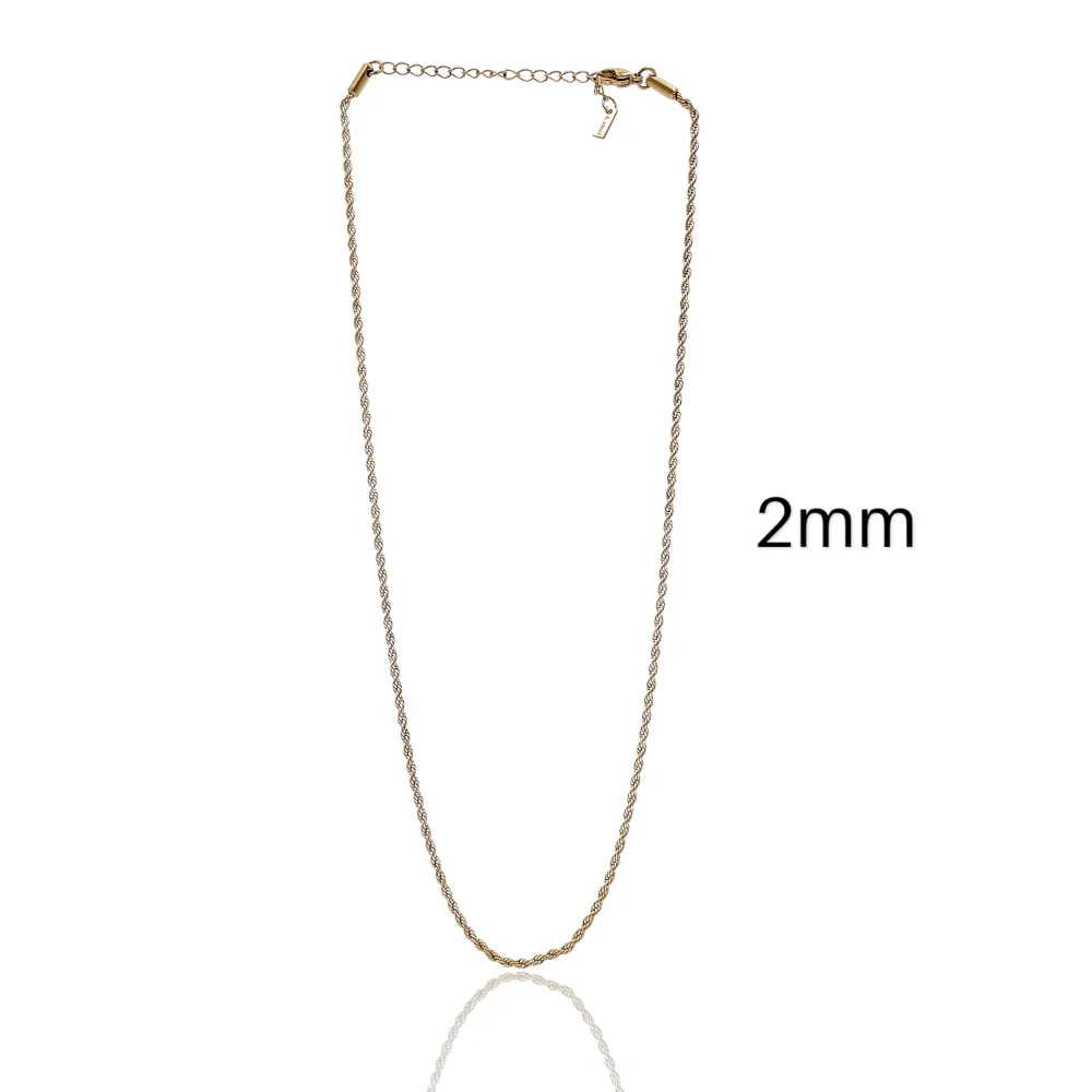 Torchon 2mm-Catena in Acciaio - CAC-413-1584 2mm E