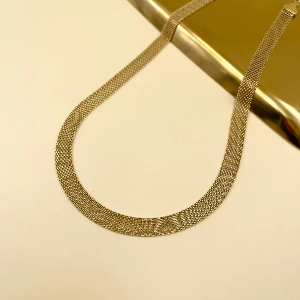 Fascia 8mm-Collana Corta in Acciaio - CAC-413-2187 8mm