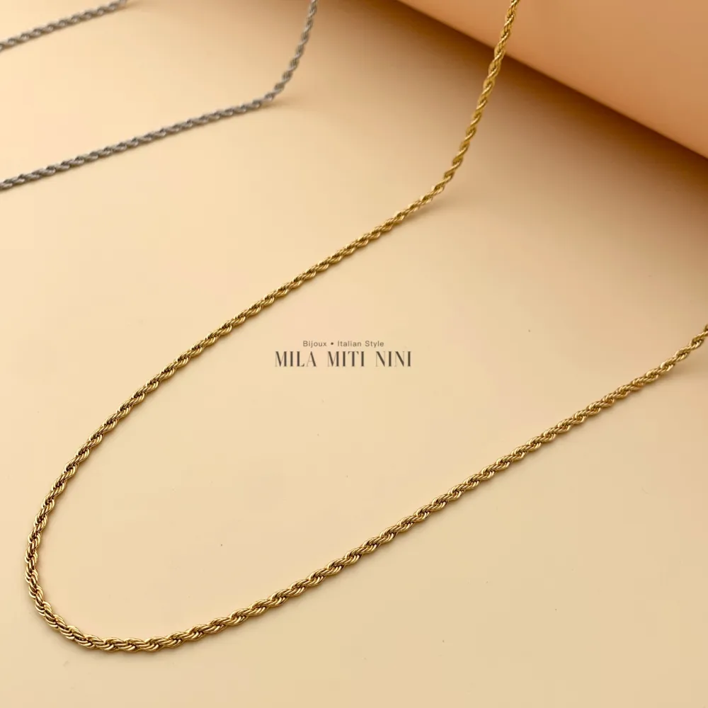 Torchon 2mm-Catena in Acciaio - CAC-413-2mm