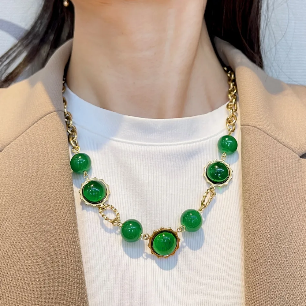 Tondo -Collana Corta in Acciaio - CAC-765-73