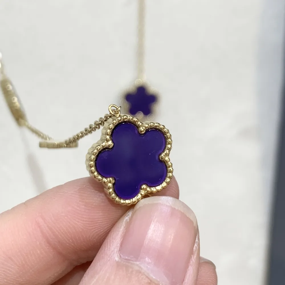 Fiore-Collana Lunga in Acciaio - CAL-413-2523 G