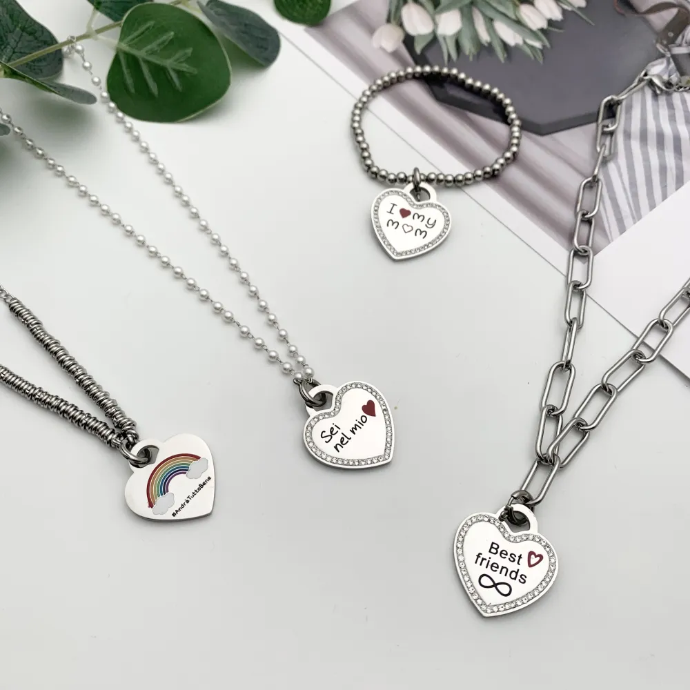 CIO-Arcobaleno5482 - Ciondolo in Acciaio - CIO-Arcobaleno5482 - Ciondolo in Acciaio