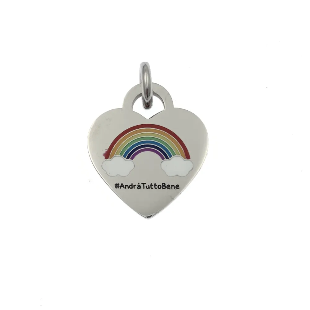 CIO-Arcobaleno5482 - Ciondolo in Acciaio - CIO-Arcobaleno5482 - Ciondolo in Acciaio