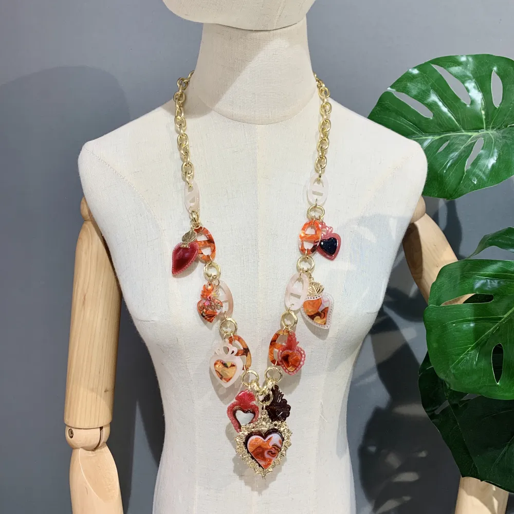 Sacro Cuore-Collana Lunga Moda - CML-13369PE