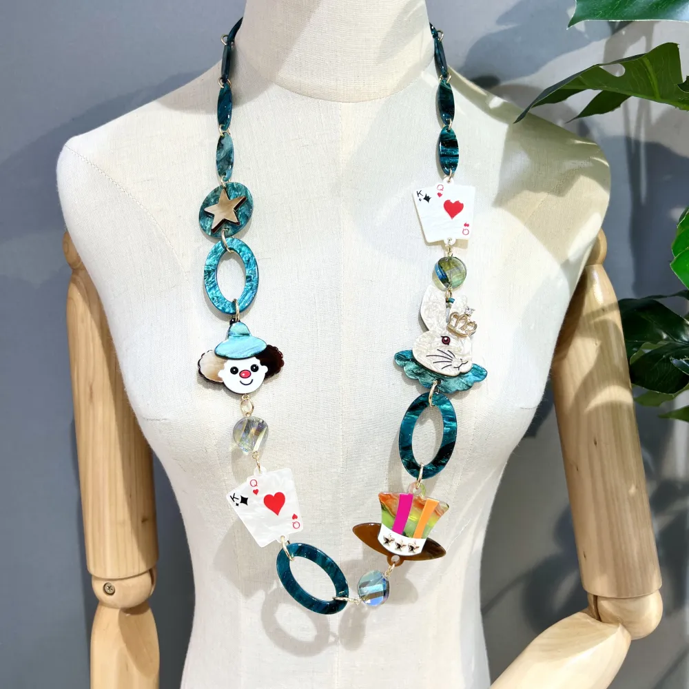 Circo Coniglio Pocker-Collana Lunga Moda - CML-16146-A