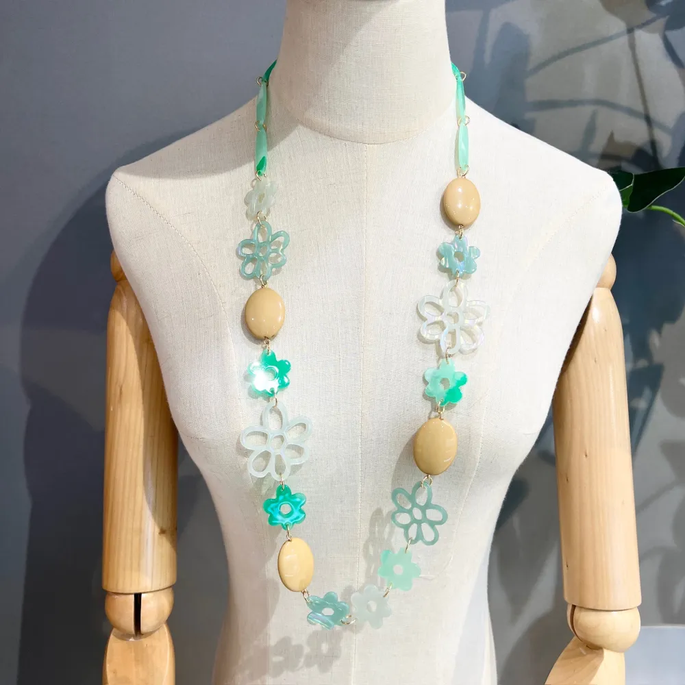 Fiore -Collana Lunga in Resina - CML-YXL-16496