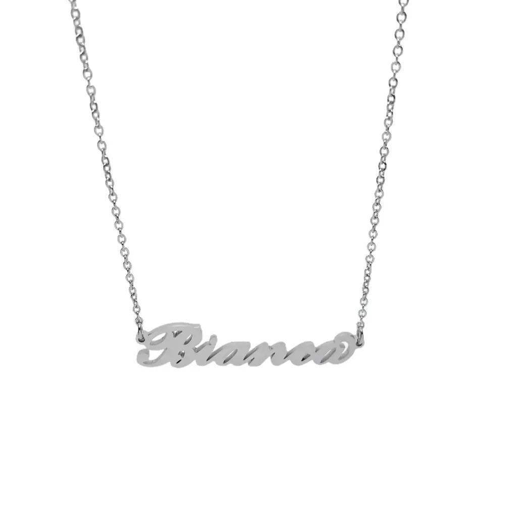 Collana con Nome - 180 Nomi in Acciaio - Collana con Nome - 180 Nomi in Acciaio