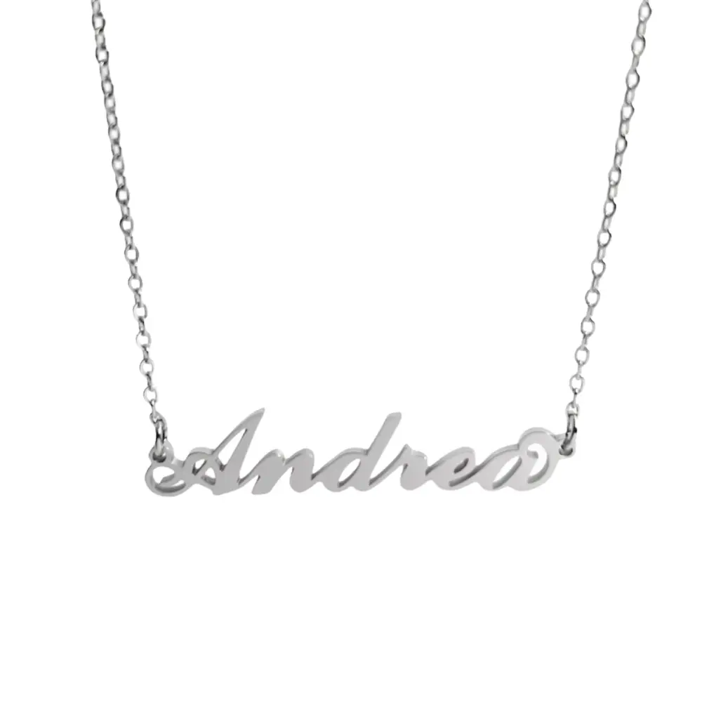 Collana con Nome - 180 Nomi in Acciaio - Collana con Nome - 180 Nomi in Acciaio