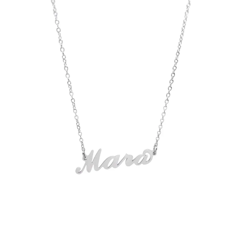 Collana con Nome - 180 Nomi in Acciaio - Collana con Nome - 180 Nomi in Acciaio