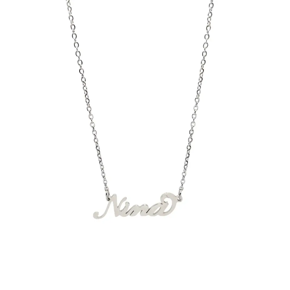 Collana con Nome - 180 Nomi in Acciaio - Collana con Nome - 180 Nomi in Acciaio