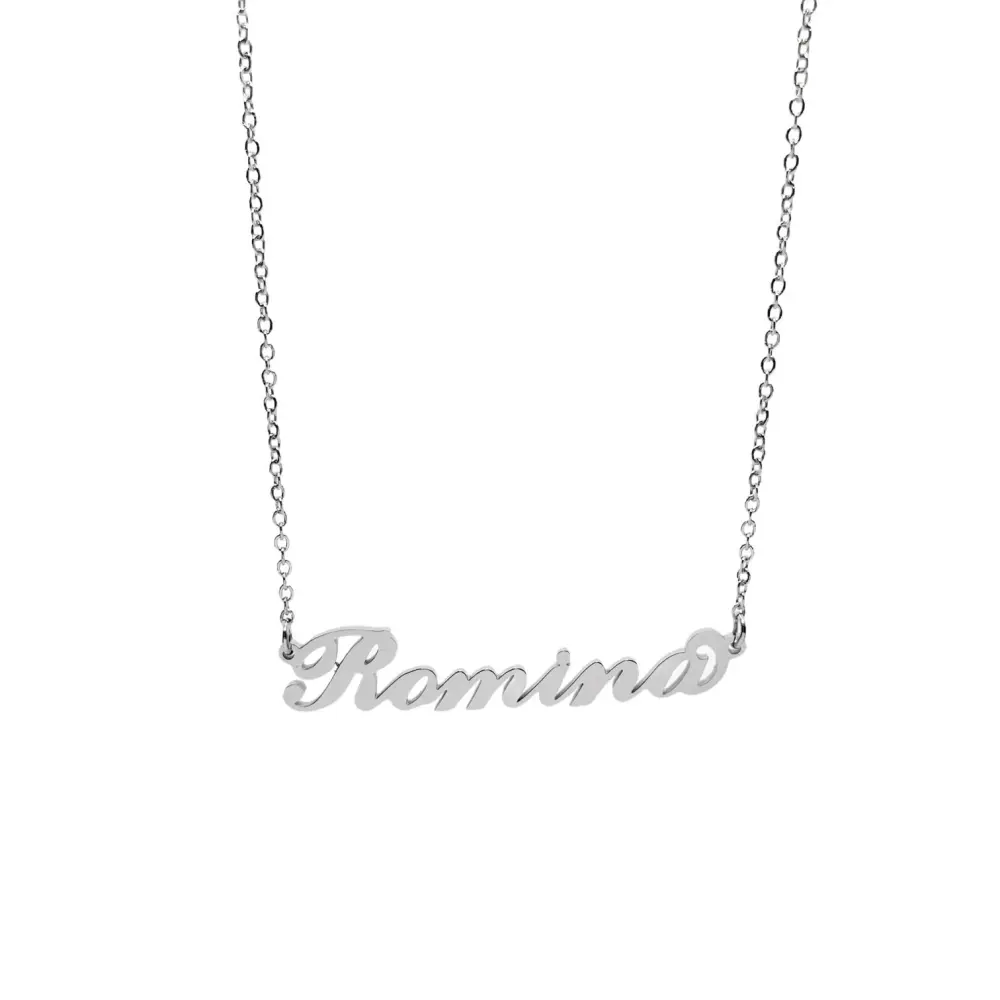 Collana con Nome - 180 Nomi in Acciaio - Collana con Nome - 180 Nomi in Acciaio