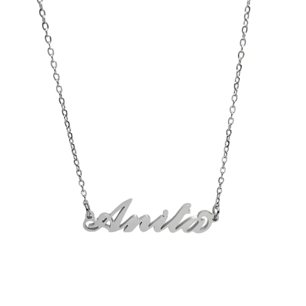 Collana con Nome - 180 Nomi in Acciaio - Collana con Nome - 180 Nomi in Acciaio