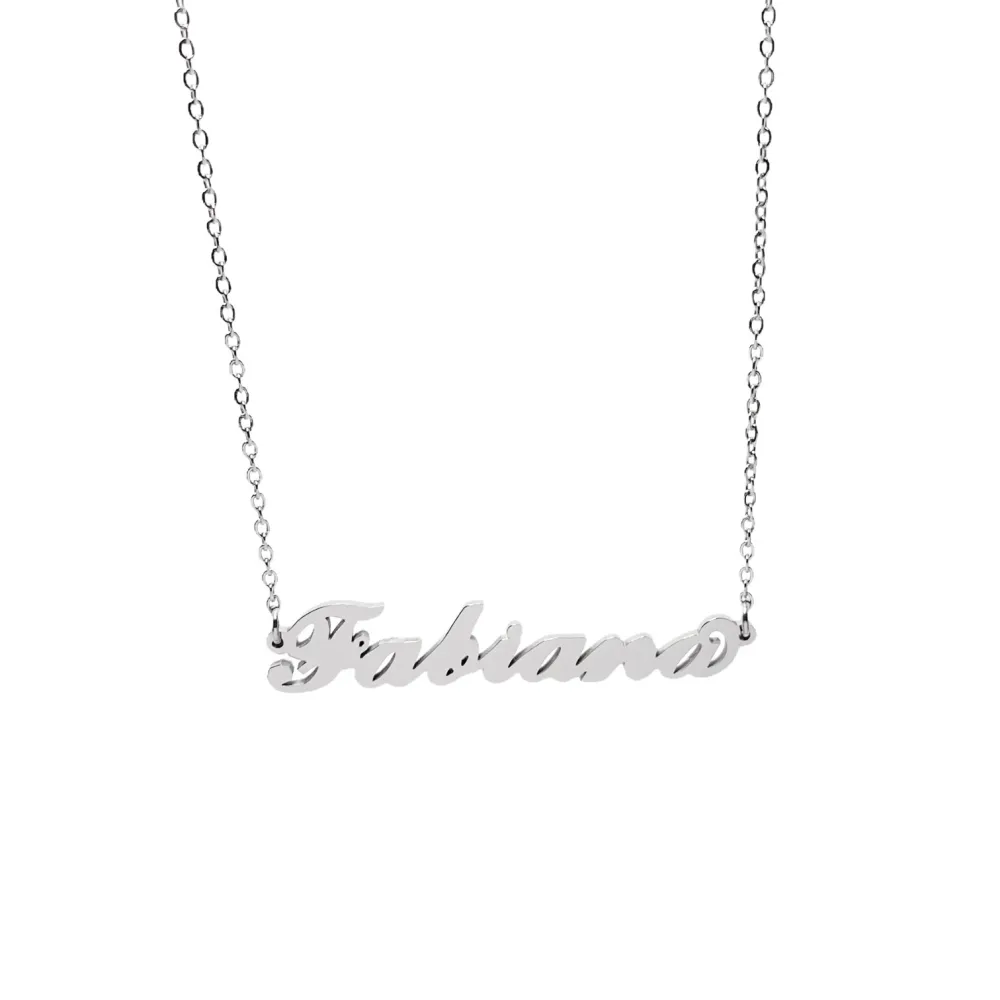 Collana con Nome - 180 Nomi in Acciaio - Collana con Nome - 180 Nomi in Acciaio