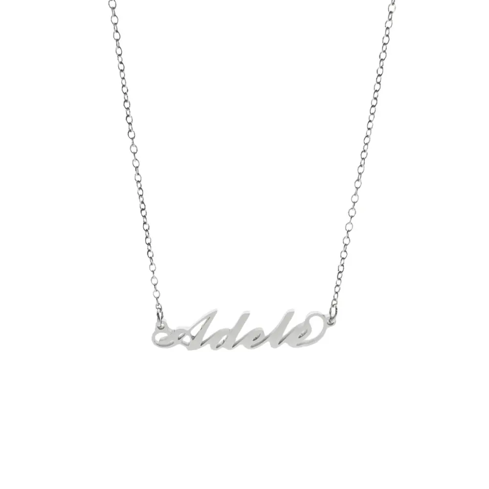 Collana con Nome - 180 Nomi in Acciaio - Collana con Nome - 180 Nomi in Acciaio