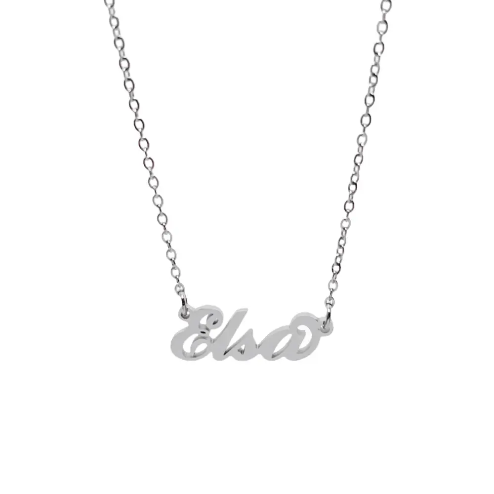 Collana con Nome - 180 Nomi in Acciaio - Collana con Nome - 180 Nomi in Acciaio