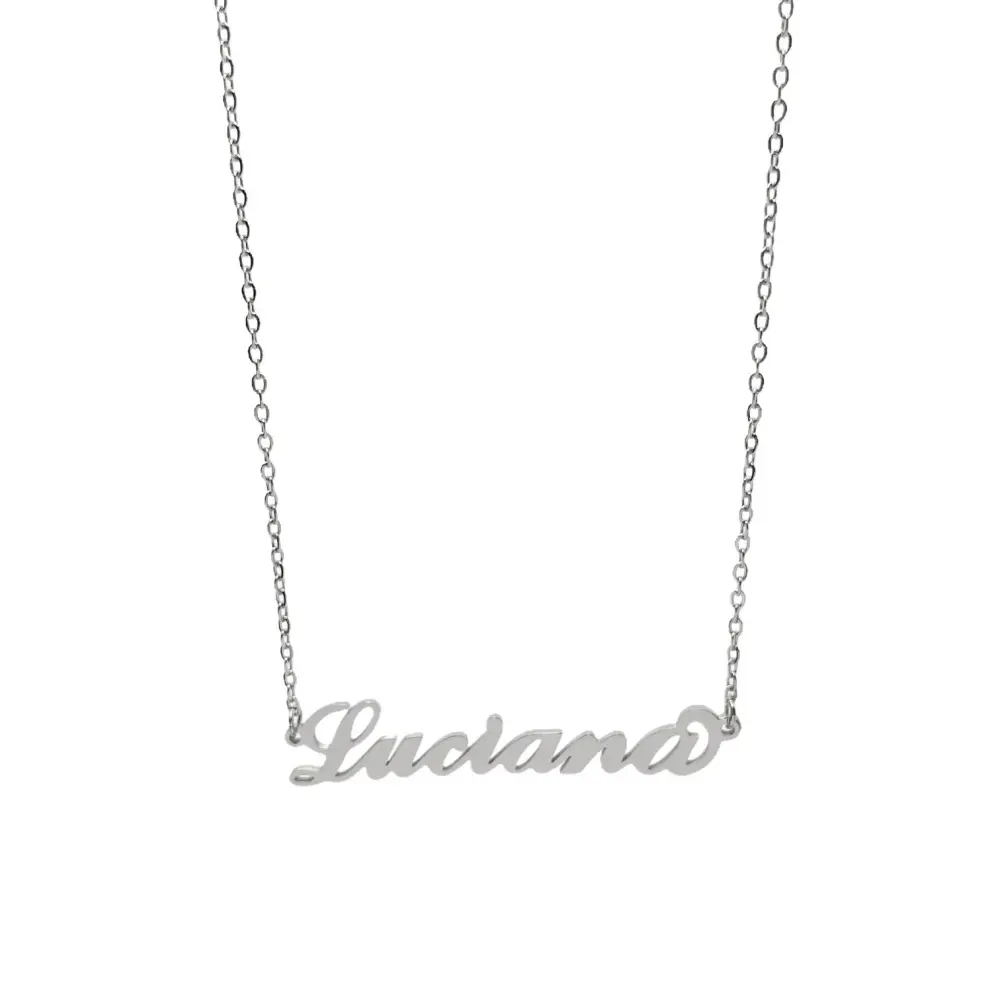 Collana con Nome - 180 Nomi in Acciaio - Collana con Nome - 180 Nomi in Acciaio