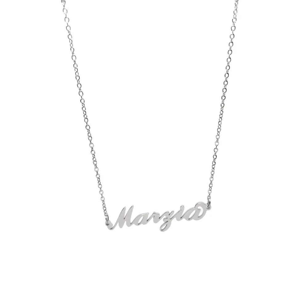 Collana con Nome - 180 Nomi in Acciaio - Collana con Nome - 180 Nomi in Acciaio