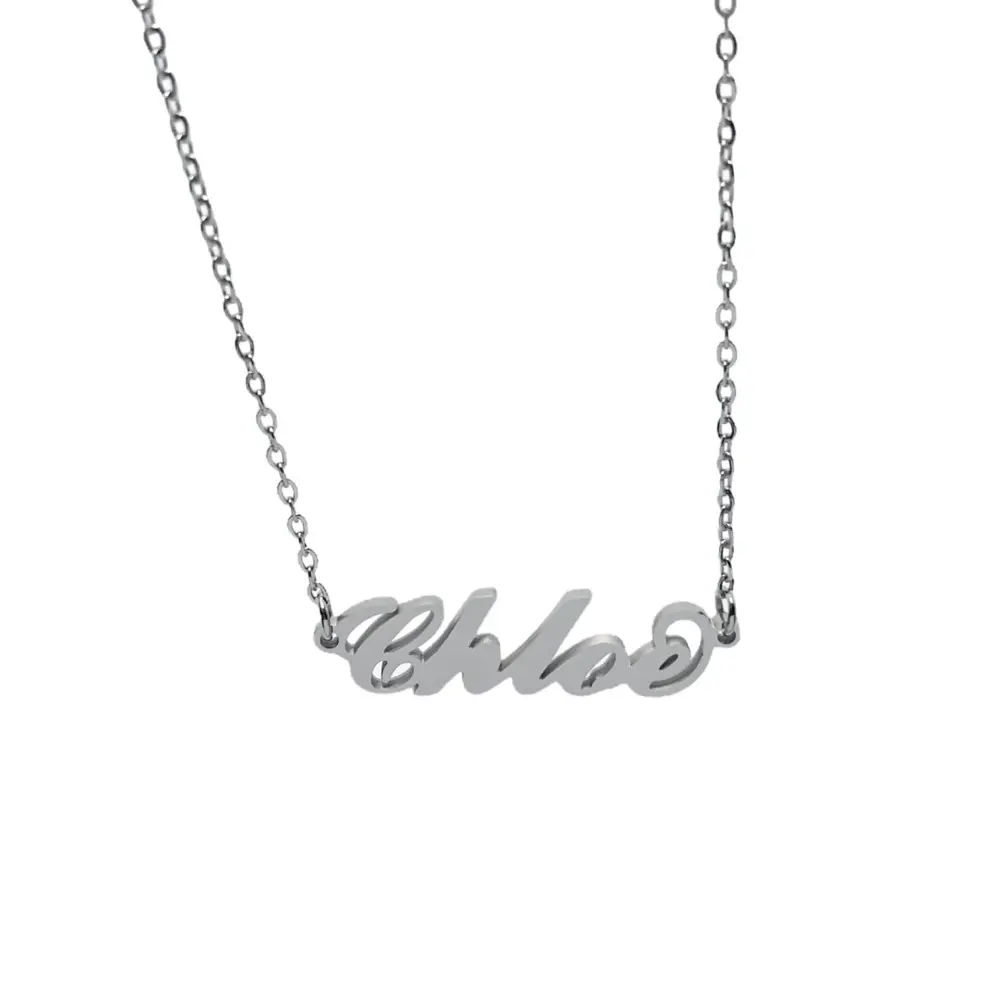 Collana con Nome - 180 Nomi in Acciaio - Collana con Nome - 180 Nomi in Acciaio