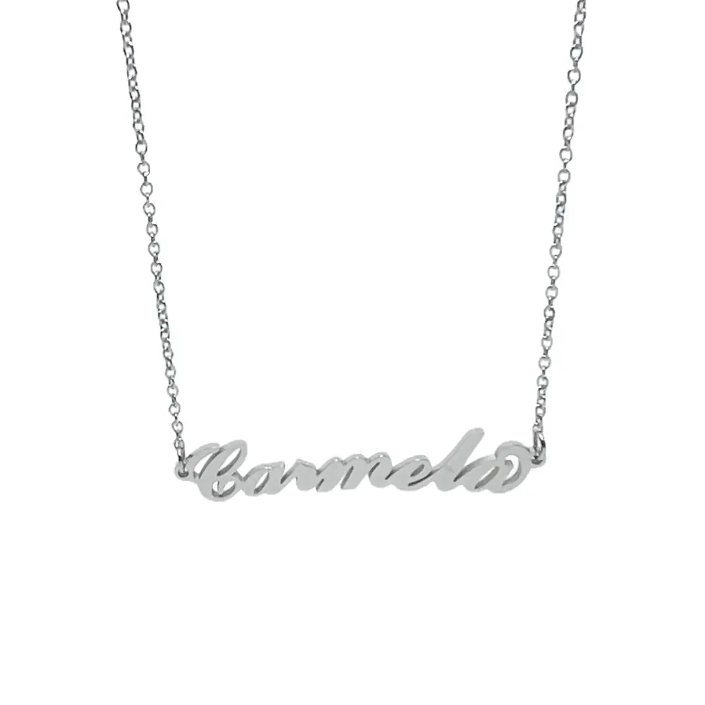 Collana con Nome - 180 Nomi in Acciaio - Collana con Nome - 180 Nomi in Acciaio