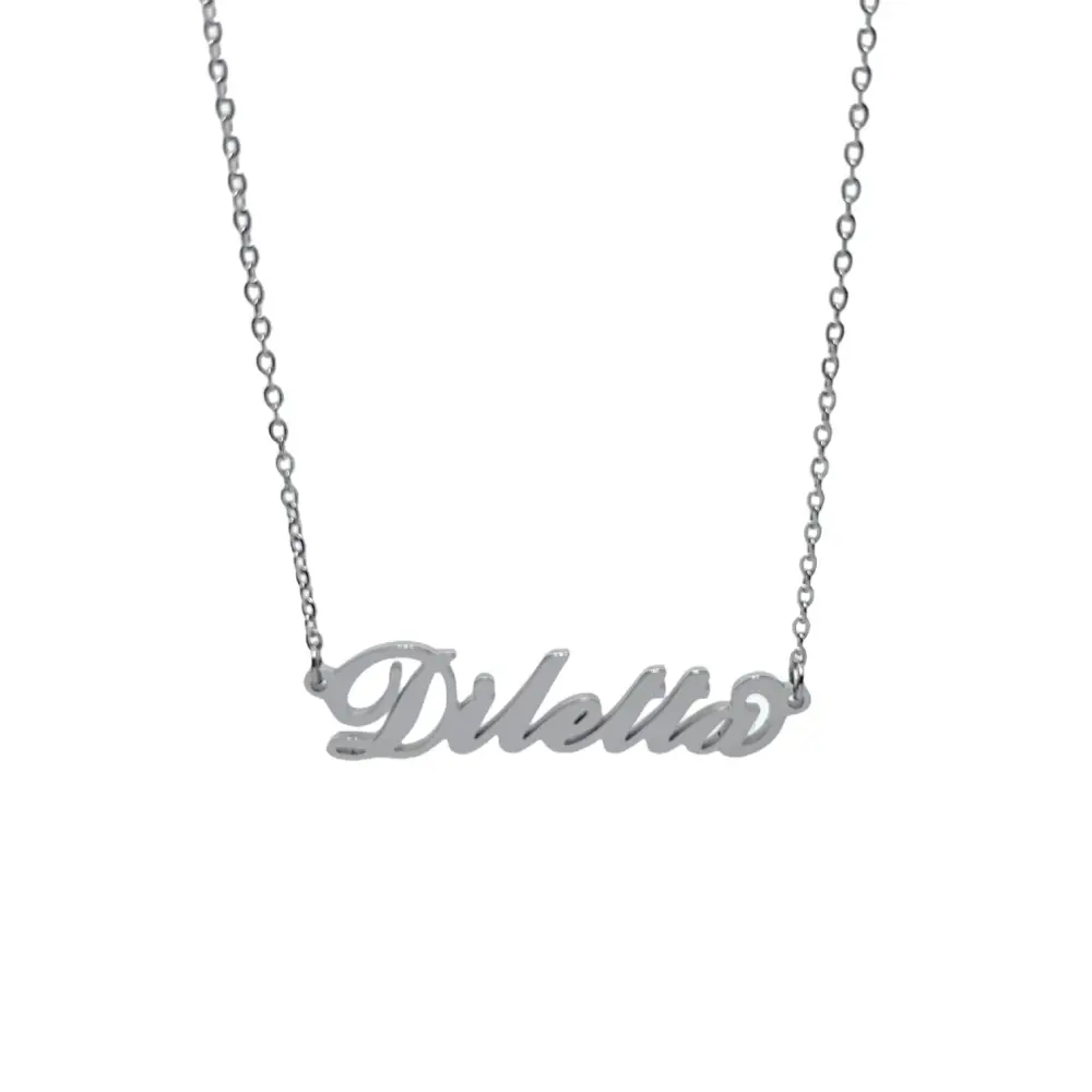 Collana con Nome - 180 Nomi in Acciaio - Collana con Nome - 180 Nomi in Acciaio