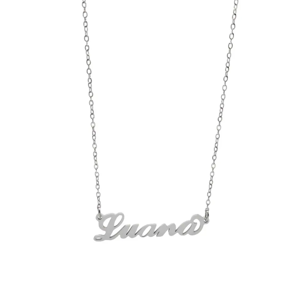 Collana con Nome - 180 Nomi in Acciaio - Collana con Nome - 180 Nomi in Acciaio