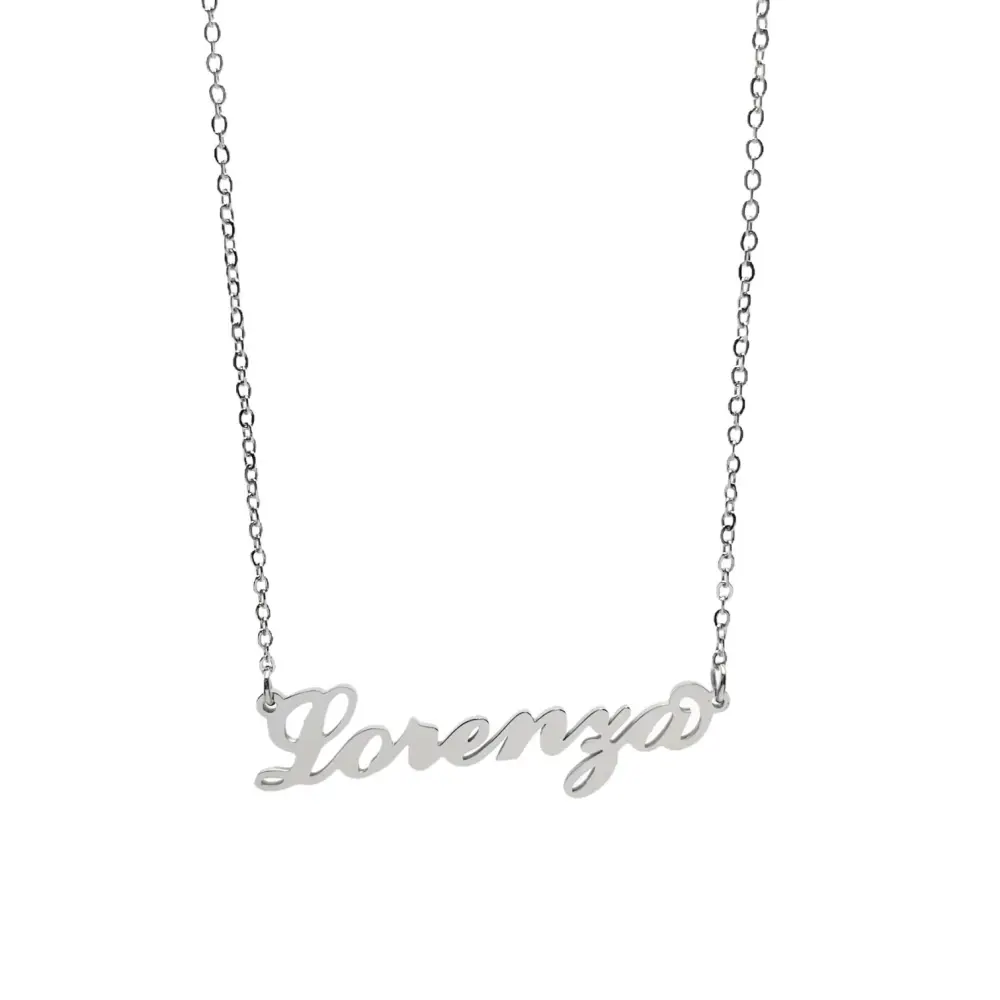 Collana con Nome - 180 Nomi in Acciaio - Collana con Nome - 180 Nomi in Acciaio