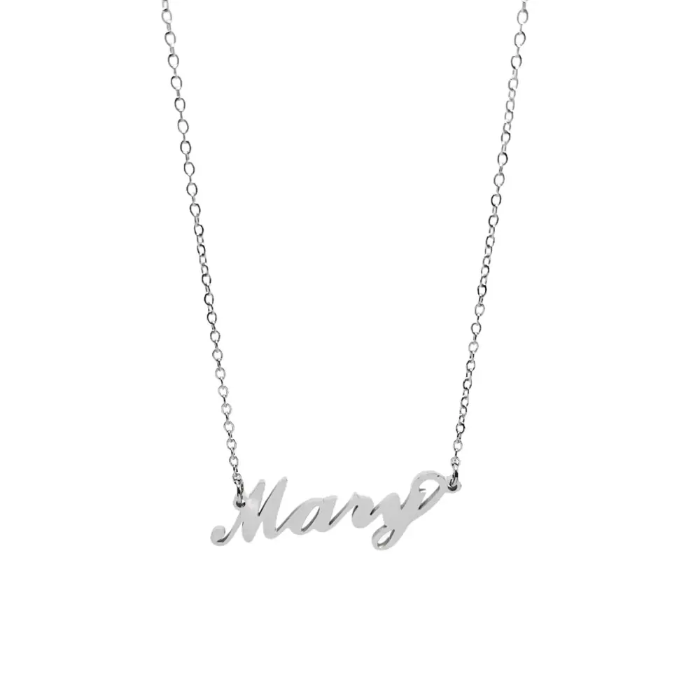 Collana con Nome - 180 Nomi in Acciaio - Collana con Nome - 180 Nomi in Acciaio