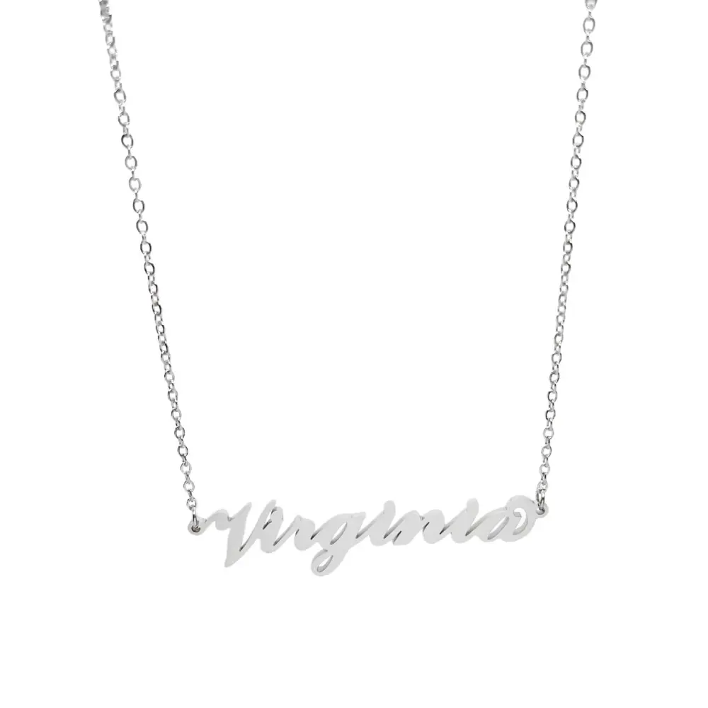 Collana con Nome - 180 Nomi in Acciaio - Collana con Nome - 180 Nomi in Acciaio