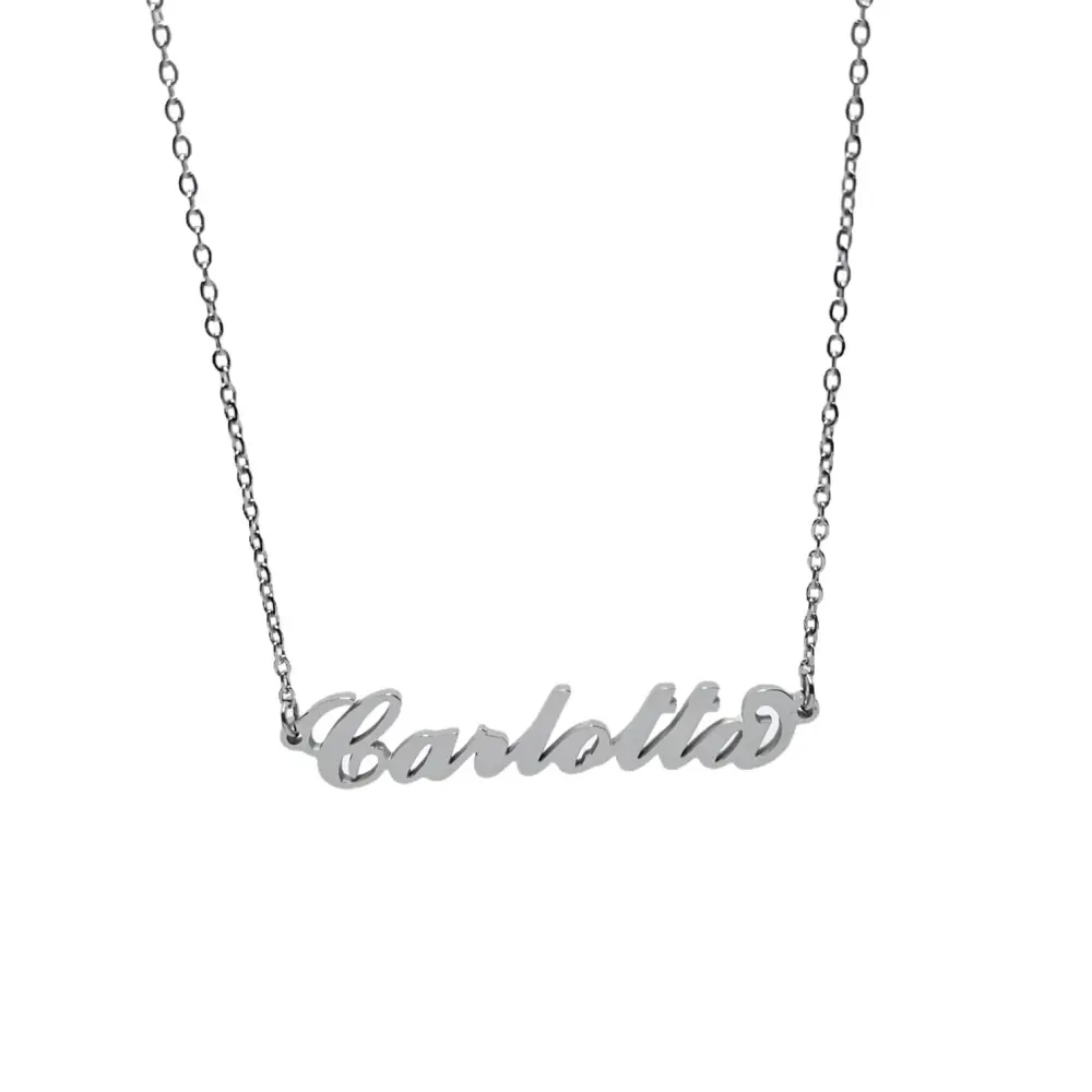 Collana con Nome - 180 Nomi in Acciaio - Collana con Nome - 180 Nomi in Acciaio