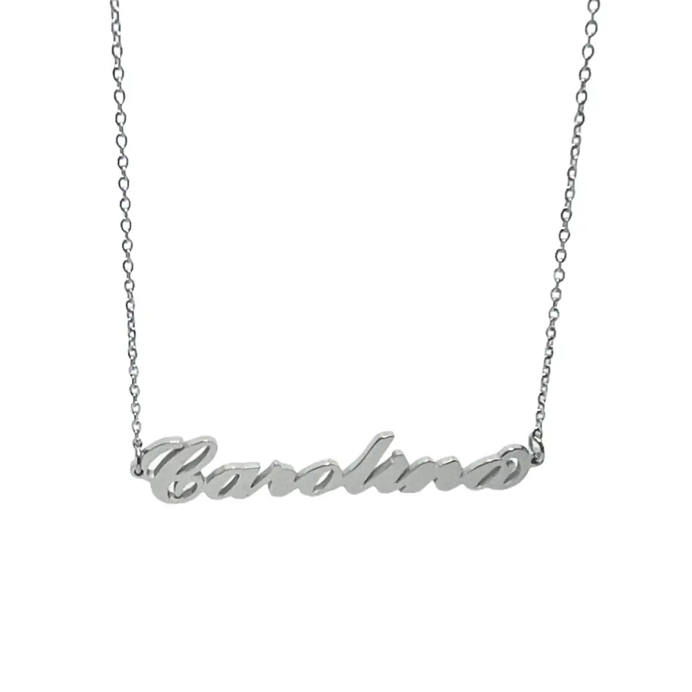 Collana con Nome - 180 Nomi in Acciaio - Collana con Nome - 180 Nomi in Acciaio