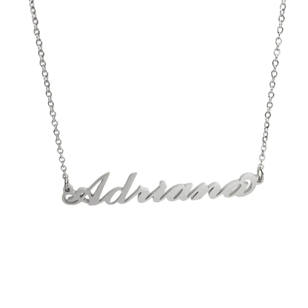 Collana con Nome - 180 Nomi in Acciaio - Collana con Nome - 180 Nomi in Acciaio