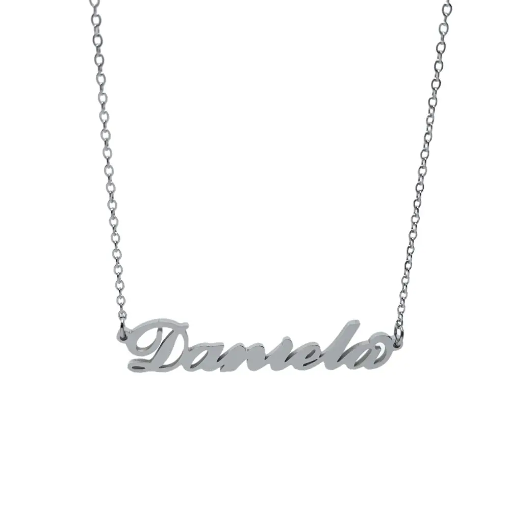 Collana con Nome - 180 Nomi in Acciaio - Collana con Nome - 180 Nomi in Acciaio