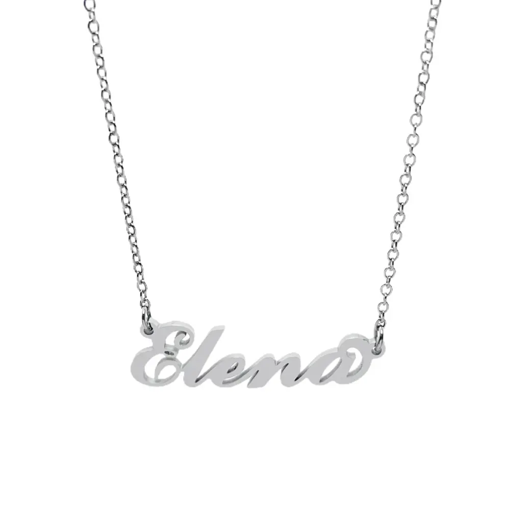 Collana con Nome - 180 Nomi in Acciaio - Collana con Nome - 180 Nomi in Acciaio