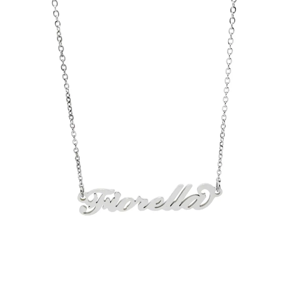 Collana con Nome - 180 Nomi in Acciaio - Collana con Nome - 180 Nomi in Acciaio