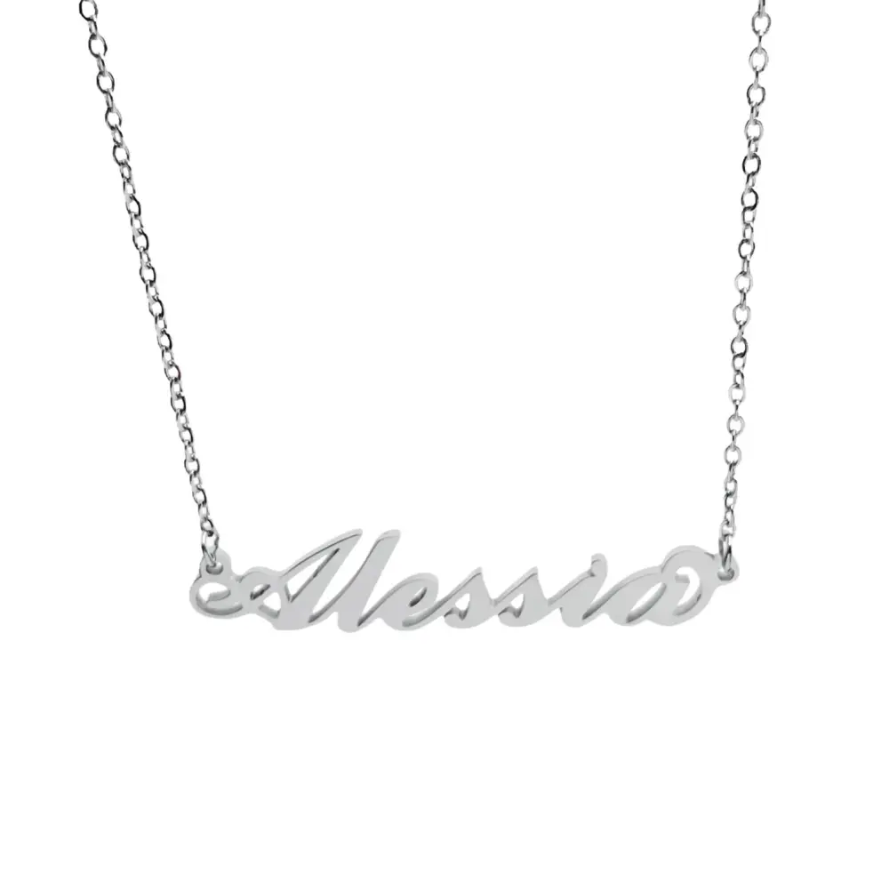 Collana con Nome - 180 Nomi in Acciaio - Collana con Nome - 180 Nomi in Acciaio