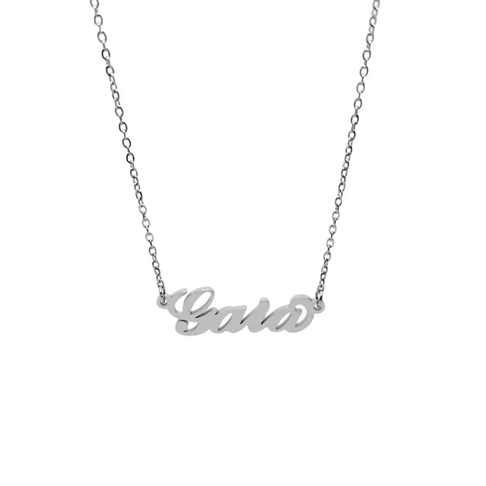 Collana con Nome - 180 Nomi in Acciaio - Collana con Nome - 180 Nomi in Acciaio