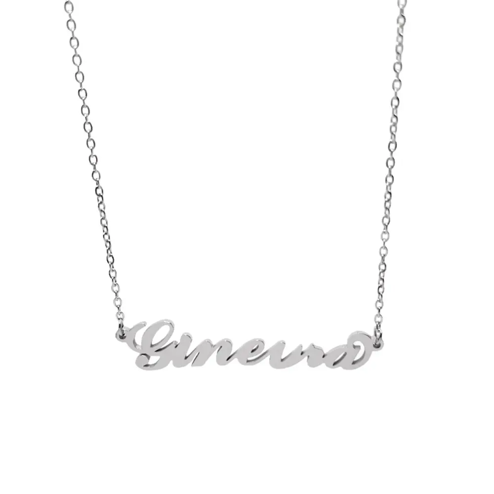 Collana con Nome - 180 Nomi in Acciaio - Collana con Nome - 180 Nomi in Acciaio