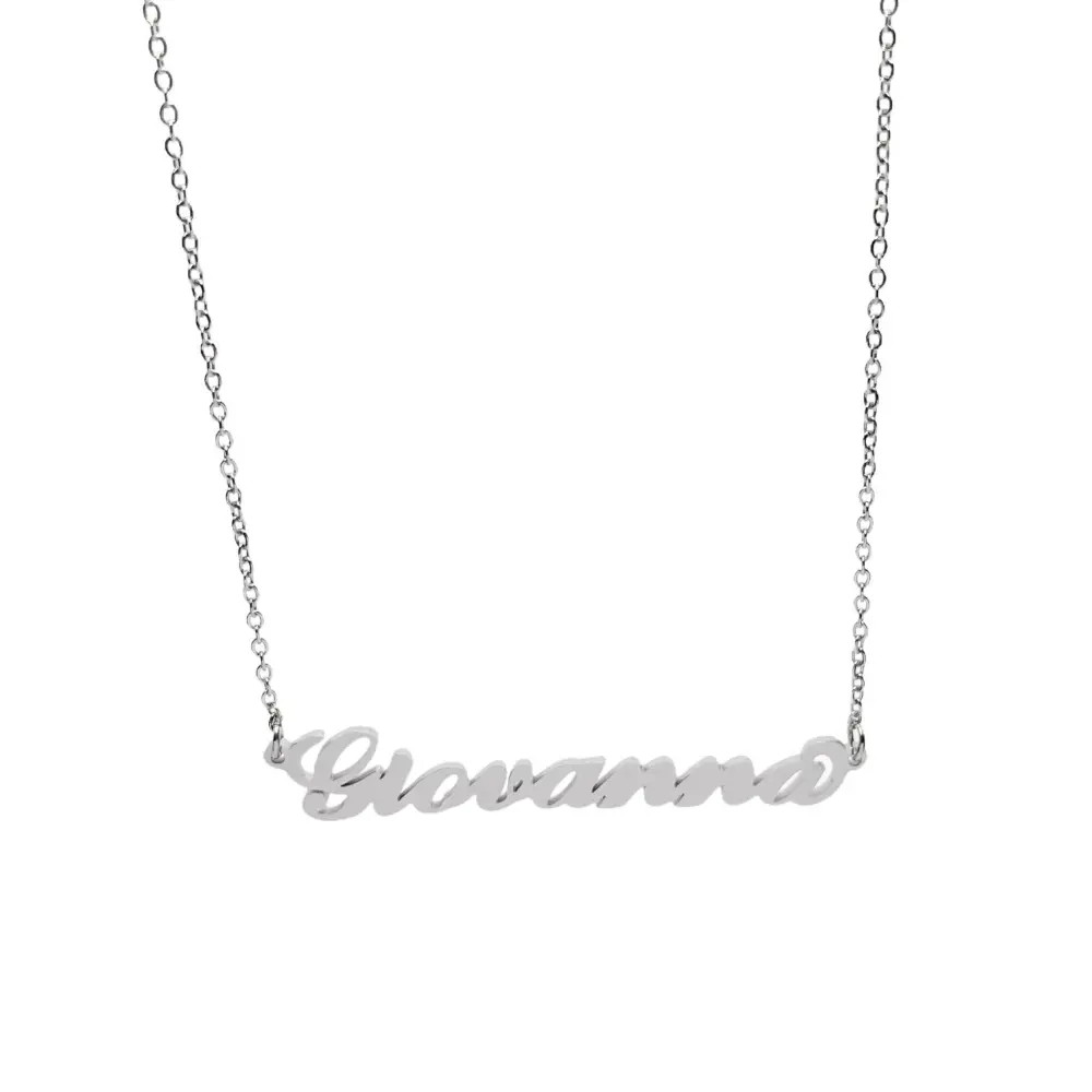 Collana con Nome - 180 Nomi in Acciaio - Collana con Nome - 180 Nomi in Acciaio