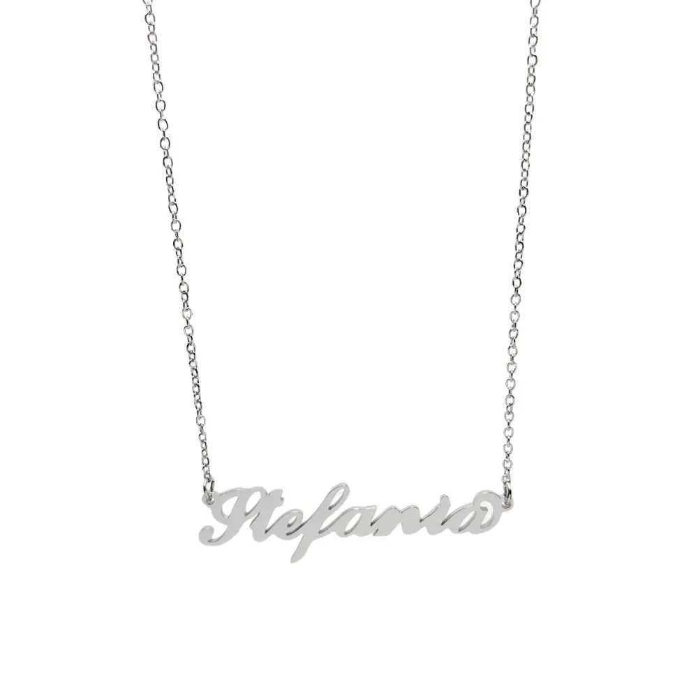 Collana con Nome - 180 Nomi in Acciaio - Collana con Nome - 180 Nomi in Acciaio