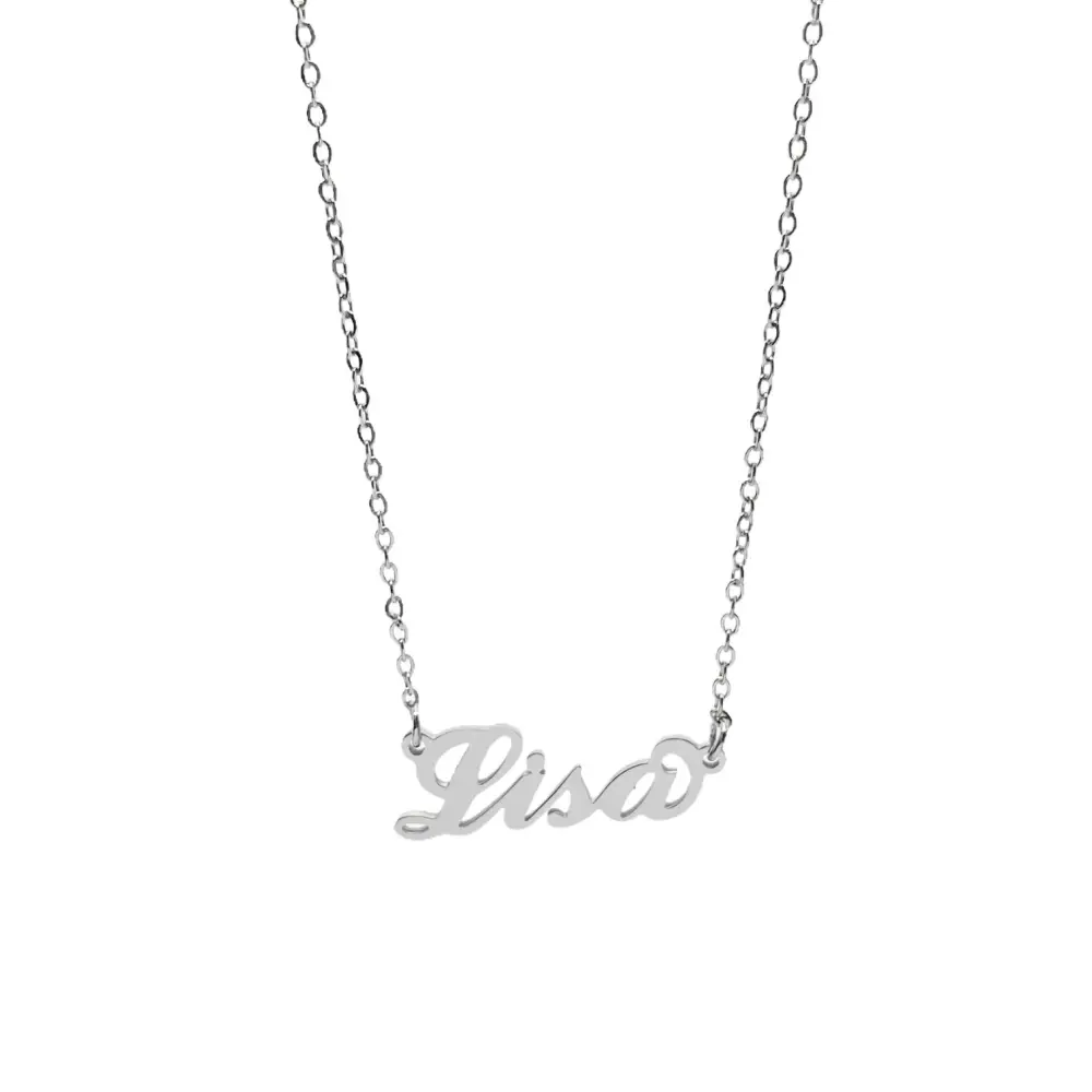 Collana con Nome - 180 Nomi in Acciaio - Collana con Nome - 180 Nomi in Acciaio