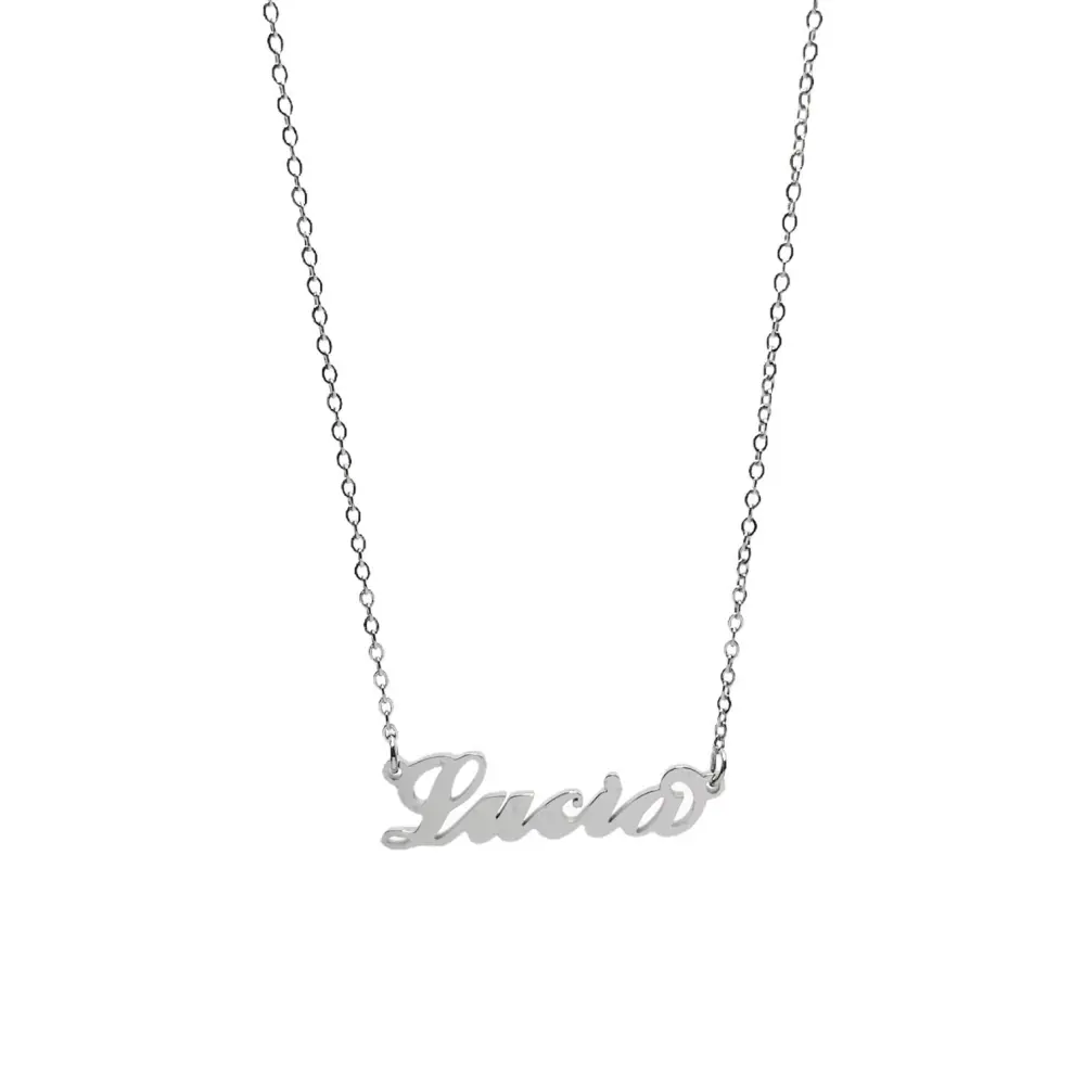 Collana con Nome - 180 Nomi in Acciaio - Collana con Nome - 180 Nomi in Acciaio