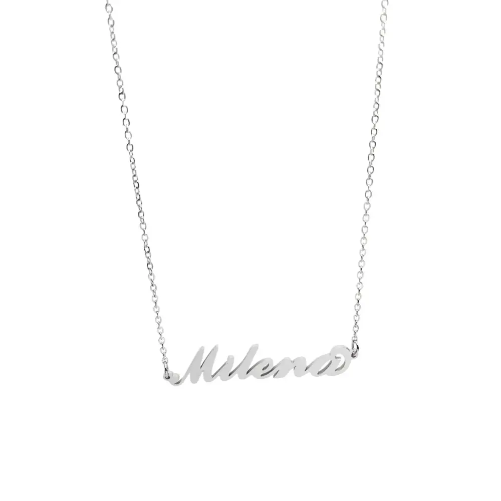 Collana con Nome - 180 Nomi in Acciaio - Collana con Nome - 180 Nomi in Acciaio