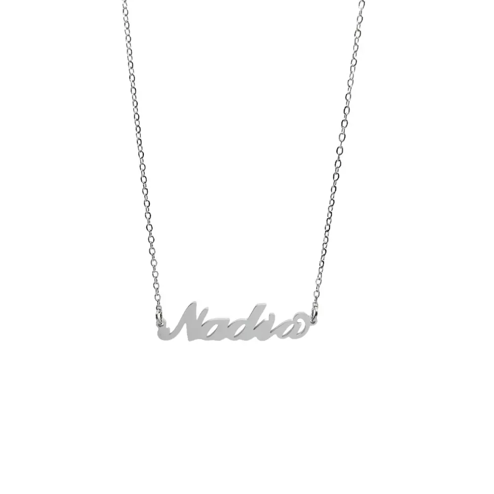 Collana con Nome - 180 Nomi in Acciaio - Collana con Nome - 180 Nomi in Acciaio